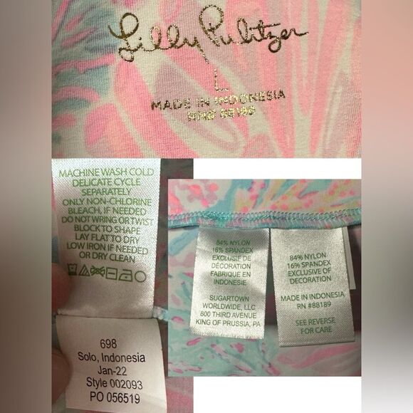 LILLY PULITZER Johana Beach Swim Dress Cover Up SPLASHDANCE - Picture 12 of 12